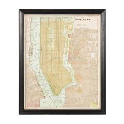 Timothy Oulton Maps New York Art Wood - Barker & Stonehouse - thumbnail 1