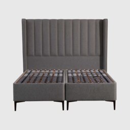 Tempur Suffolk King Slim Disc Static Divan Bed, Grey Fabric - Barker & Stonehouse - thumbnail 2