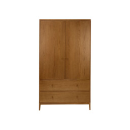 Ercol Salina 2 Door Wardrobe, Neutral Wood - Barker & Stonehouse - thumbnail 3