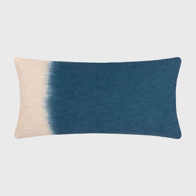 Blue Ombre Cushion 30x65, Square Cotton - Barker & Stonehouse - image 1