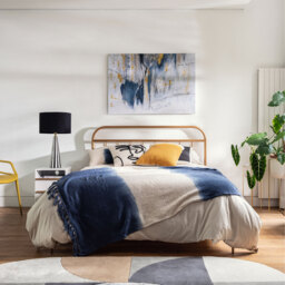 Blue Ombre Cushion 30x65, Square Cotton - Barker & Stonehouse - thumbnail 2