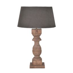 Weathered Wood Table Lamp - Barker & Stonehouse