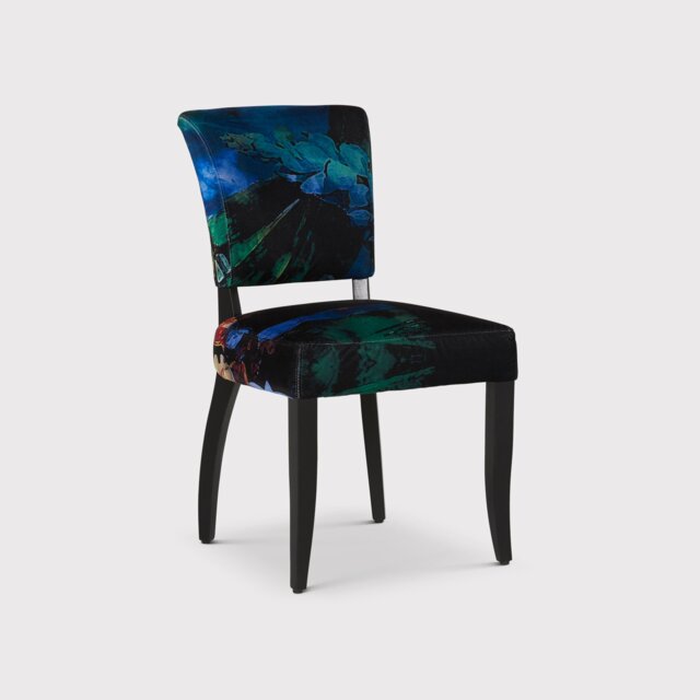 Timothy Oulton Mimi Dining Chair, Black Velvet Barker