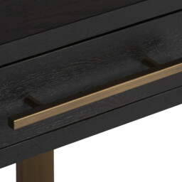 Lysa 3 Drawer Console Sideboard, Brown Oak - Barker & Stonehouse - thumbnail 6