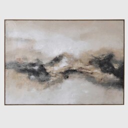 Abstract Landscape Framed Canvas Print, Square - Barker & Stonehouse