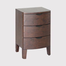 Zermatt Bedside Cabinet With 3 Drawers, Pine Wood - Barker & Stonehouse - thumbnail 2