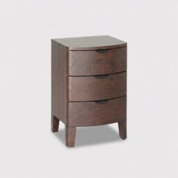 Zermatt Bedside Cabinet With 3 Drawers, Pine Wood - Barker & Stonehouse - thumbnail 1