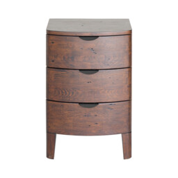 Zermatt Bedside Cabinet With 3 Drawers, Pine Wood - Barker & Stonehouse - thumbnail 3
