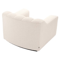 Eichholtz Kelly Armchair, White Fabric - Barker & Stonehouse - thumbnail 6