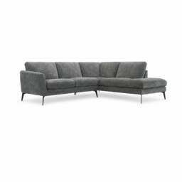 Zanuso Corner Group Chaise Right Corner Sofa, Grey Fabric - Barker & Stonehouse - thumbnail 4
