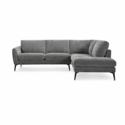Zanuso Corner Group Chaise Right Corner Sofa, Grey Fabric - Barker & Stonehouse - thumbnail 3