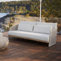 Chania Garden 3 Seater, Rope - Barker & Stonehouse