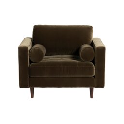 Hemingway Armchair, Green Velvet - Barker & Stonehouse - thumbnail 4