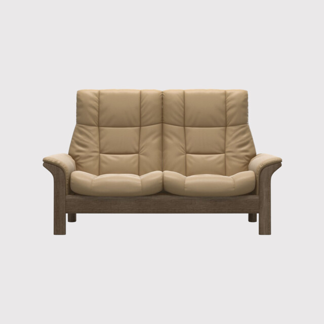Stressless Buckingham 2 Seater Recliner Sofa, Neutral Leather - Barker & Stonehouse - image 1