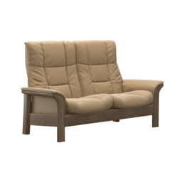 Stressless Buckingham 2 Seater Recliner Sofa, Neutral Leather - Barker & Stonehouse - thumbnail 2