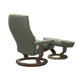 Stressless David Large Classic Recliner Chair & Footstool Leather - Barker & Stonehouse - thumbnail 3
