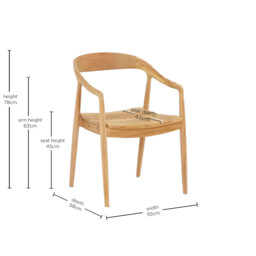 Semeru Armchair, Wood - Barker & Stonehouse - thumbnail 5