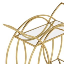 Gold Drinks Trolley Metal - Barker & Stonehouse - thumbnail 3