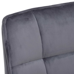 Jasper Leisure Swivel Dining Chair, Grey Velvet - Barker & Stonehouse - thumbnail 5