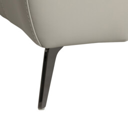 Fiore 2 Seater Sofa, Grey Leather - Barker & Stonehouse - thumbnail 6