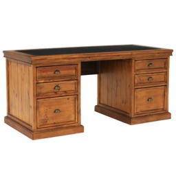 Villiers Reclaimed Wood Office Set, Brown - Barker & Stonehouse - thumbnail 2