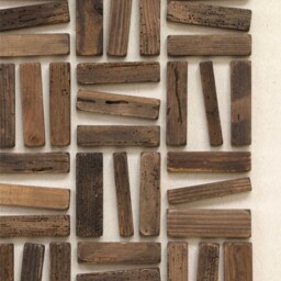 Brown Grid Wall Art (F) 62X4X82Cm Print, Square Wood - Barker & Stonehouse - thumbnail 2