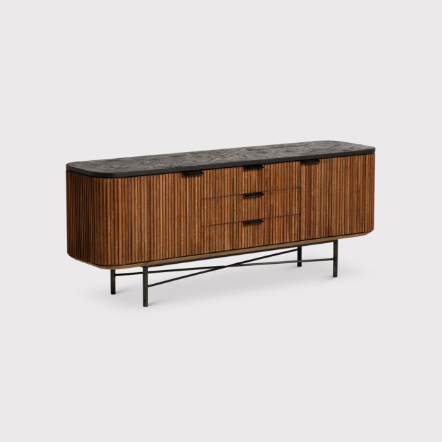 Old Java Trinidad Rectangular Tv Unit, Teak Wood - Barker & Stonehouse - image 1