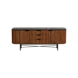 Old Java Trinidad Rectangular Tv Unit, Teak Wood - Barker & Stonehouse - thumbnail 3