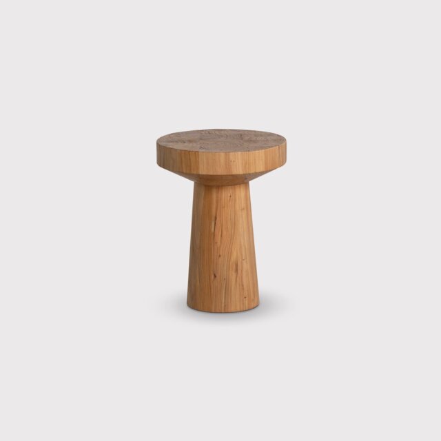 Carver Coffee Table 35x45cm, Round Wood - Barker & Stonehouse - image 1