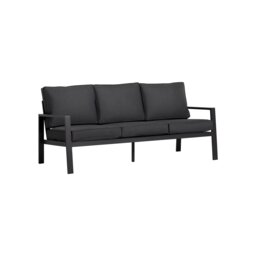 Santos Garden Sofa & Chair Lounge Set, Aluminium, Grey - Barker & Stonehouse - thumbnail 5