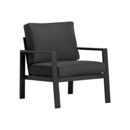 Santos Garden Sofa & Chair Lounge Set, Aluminium, Grey - Barker & Stonehouse - thumbnail 6