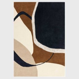 Kinsley 120X170Cm Rug Rust, Square, Brown Wool Blend - Barker & Stonehouse