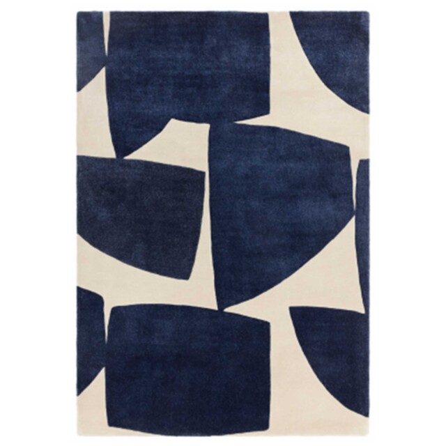 Trallo Blue 160x230cm Rug, Square - Barker & Stonehouse