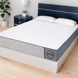 Nia Double Size Mattress 135x190cm, White Fabric - Barker & Stonehouse - thumbnail 2