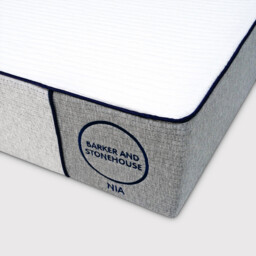 Nia Double Size Mattress 135x190cm, White Fabric - Barker & Stonehouse - thumbnail 1