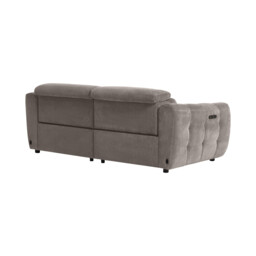 Montgomery 2.5 Power Seater & Headrest Recliner Sofa, Grey Fabric - Barker & Stonehouse - thumbnail 5