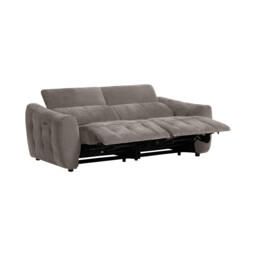 Montgomery 2.5 Power Seater & Headrest Recliner Sofa, Grey Fabric - Barker & Stonehouse - thumbnail 6
