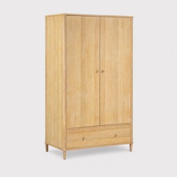 Valla Double Wardrobe, Neutral Oak - Barker & Stonehouse