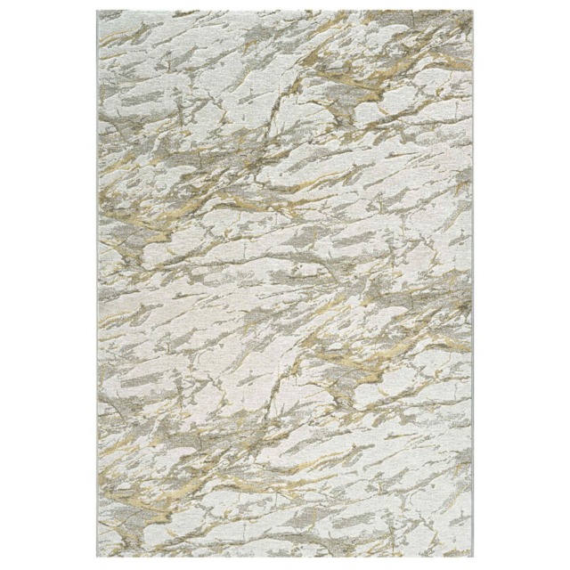 Tarine Ochre 160X230cm Rug, Square, Yellow Polypropylene - W160cm - Barker & Stonehouse
