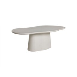 Capella Dining Table 220x110x77cm, Round, White Wood - Barker & Stonehouse - thumbnail 5