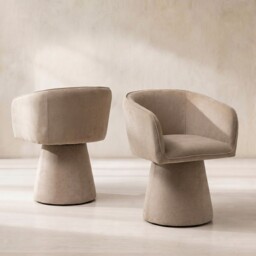 Fate Dining Chair, Neutral Fabric - Barker & Stonehouse - thumbnail 1