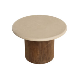 Panama Round Coffee Table 60x60x40cm, Round, Brown Stone Effect - Barker & Stonehouse - thumbnail 5
