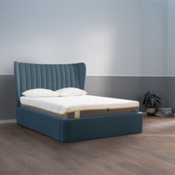Tempur Horton Ottoman 180x200cm Bed, Blue Fabric - Super King - Barker & Stonehouse - thumbnail 2