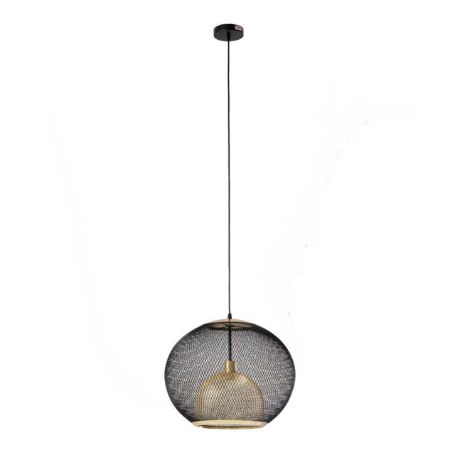Duo Dome Pendant Light, Black Metal - Barker & Stonehouse - image 1