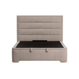 Rothbury Double Ottoman & Horizonal Headboard Bed, Neutral Fabric - Barker & Stonehouse - thumbnail 2