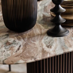 Gion Dining Table 180CM, Brown Marble - Barker & Stonehouse - thumbnail 3