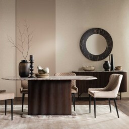 Gion Dining Table 180CM, Brown Marble - Barker & Stonehouse - thumbnail 2