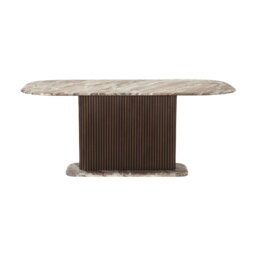 Gion Dining Table 180CM, Brown Marble - Barker & Stonehouse - thumbnail 5