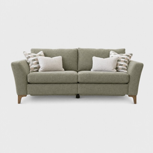Twyning 3 Seater Electric Recliner Sofa, Green - Barker & Stonehouse - image 1