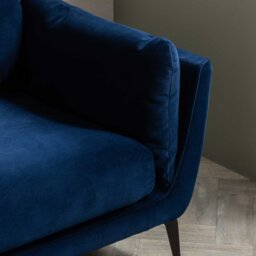Boone 2 Seater Sofa, Navy Fabric - Barker & Stonehouse - thumbnail 4
